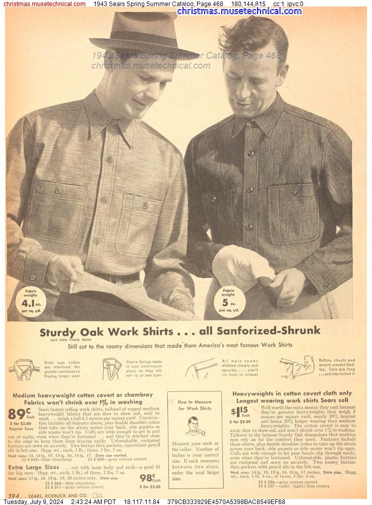 1943 Sears Spring Summer Catalog, Page 468