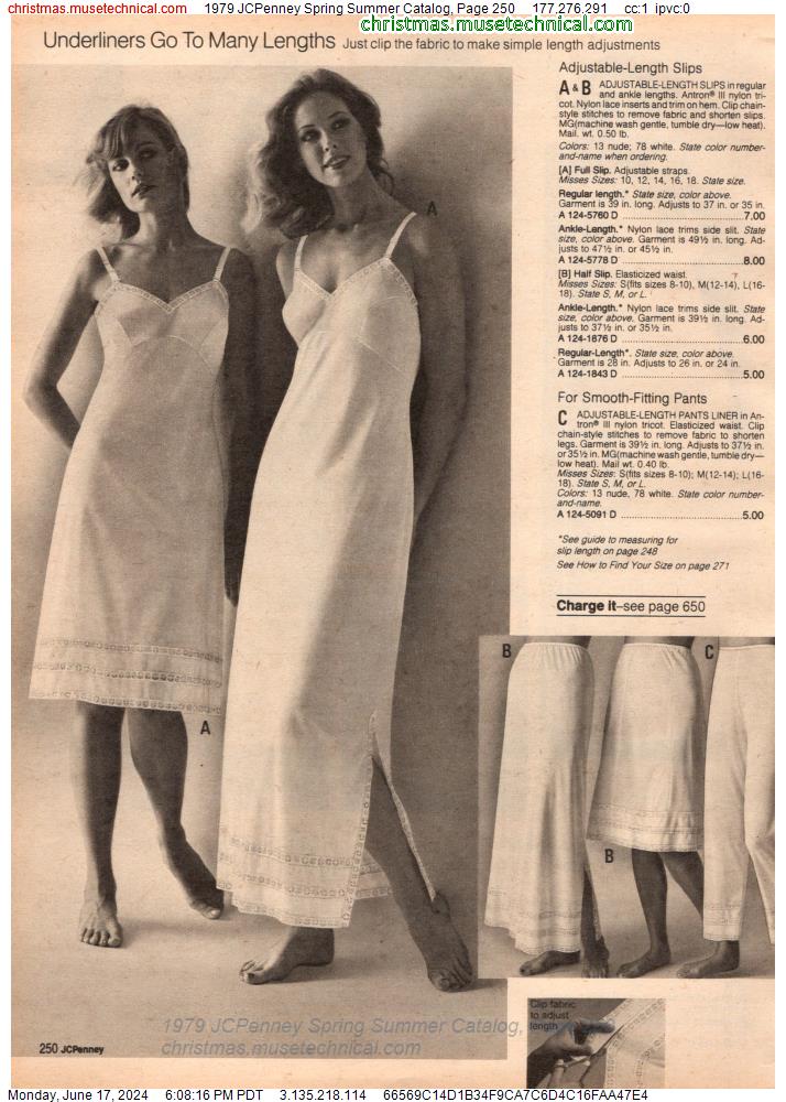 1979 JCPenney Spring Summer Catalog, Page 250