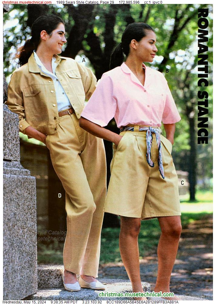 1989 Sears Style Catalog, Page 29