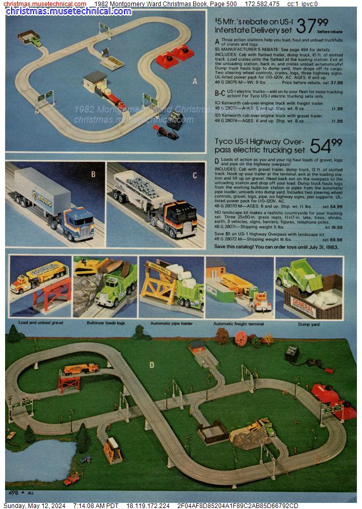 1982 Montgomery Ward Christmas Book, Page 500