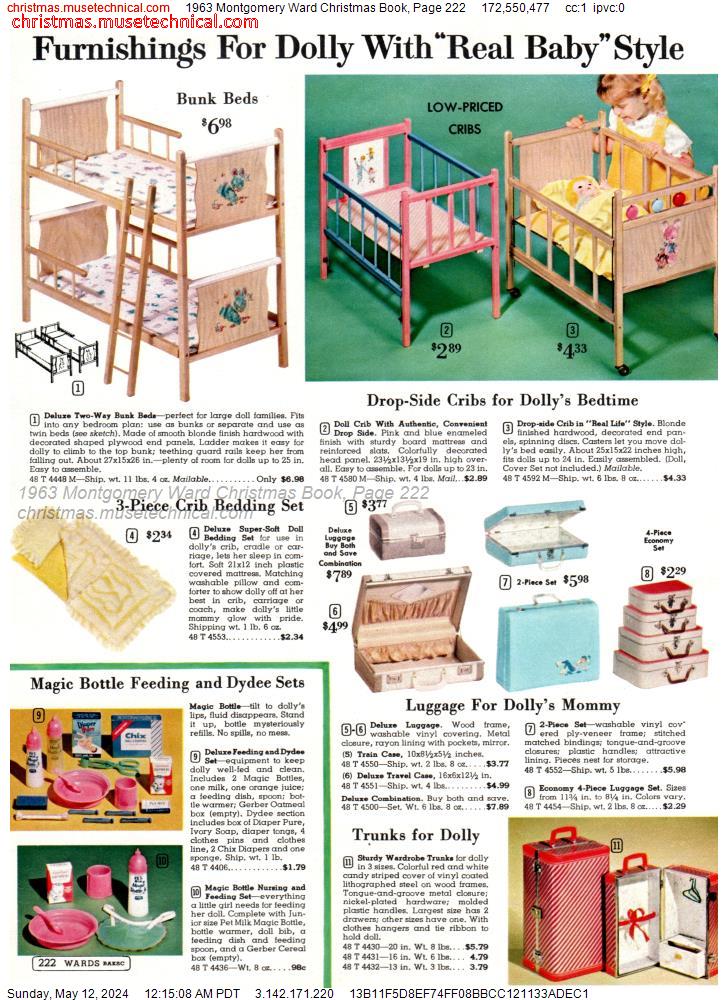 1963 Montgomery Ward Christmas Book, Page 222