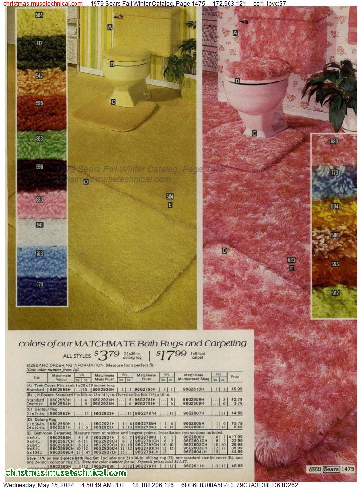 1979 Sears Fall Winter Catalog, Page 1475