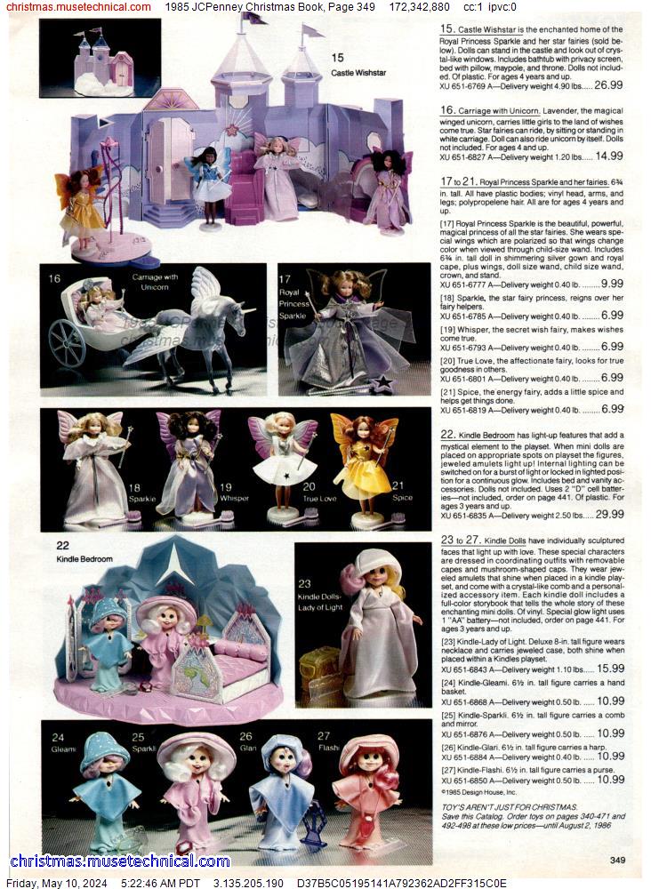 1985 JCPenney Christmas Book, Page 349