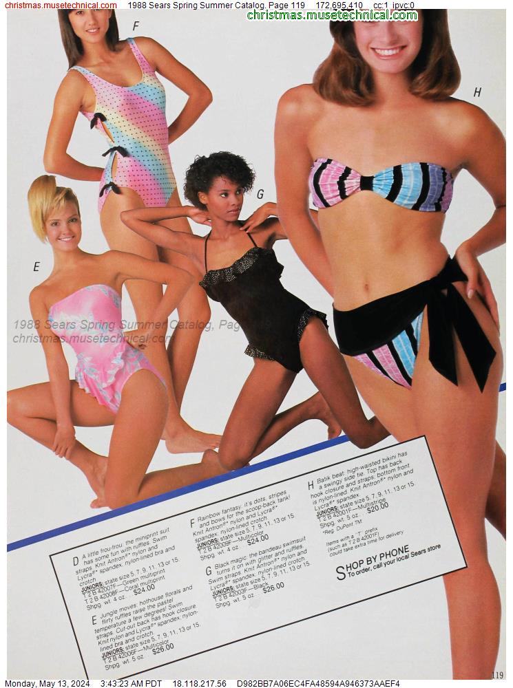 1988 Sears Spring Summer Catalog, Page 119