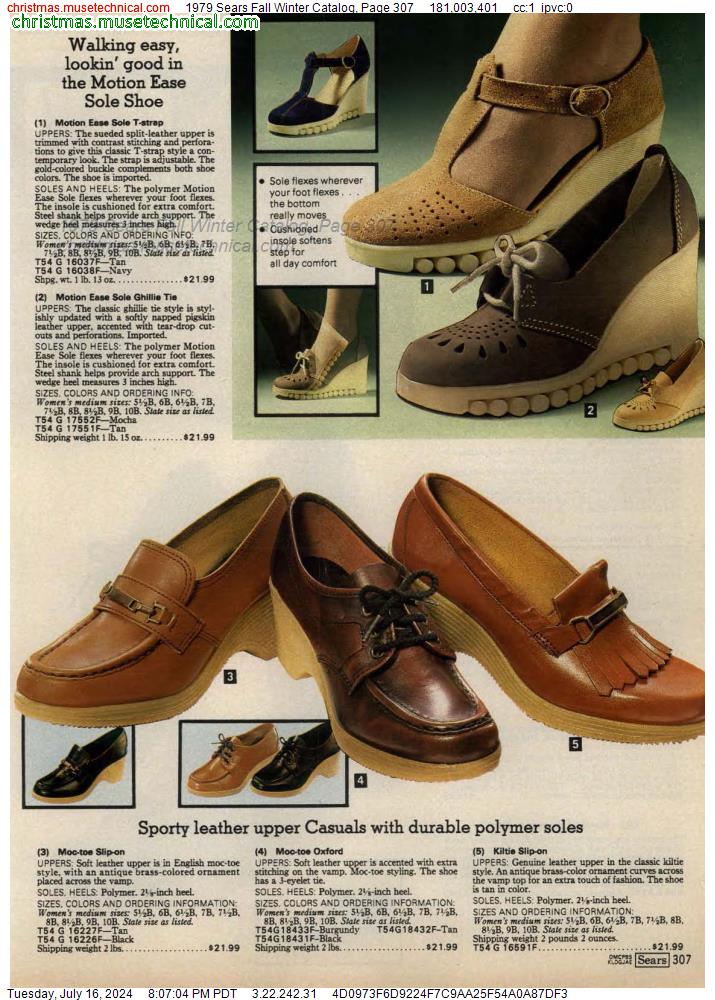 1979 Sears Fall Winter Catalog, Page 307