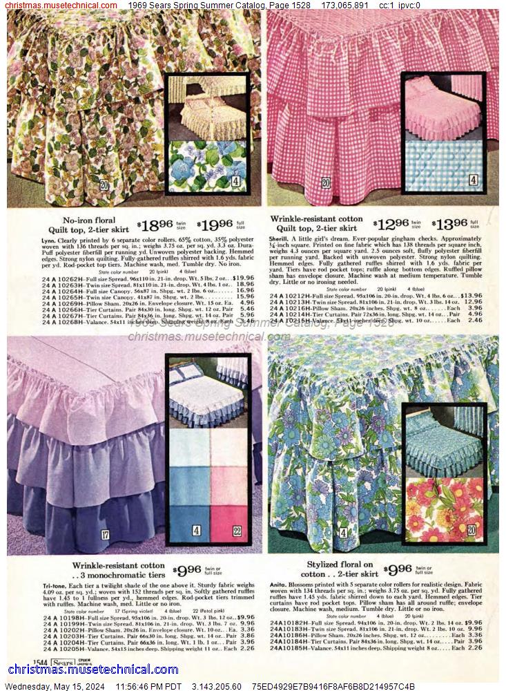 1969 Sears Spring Summer Catalog, Page 1528