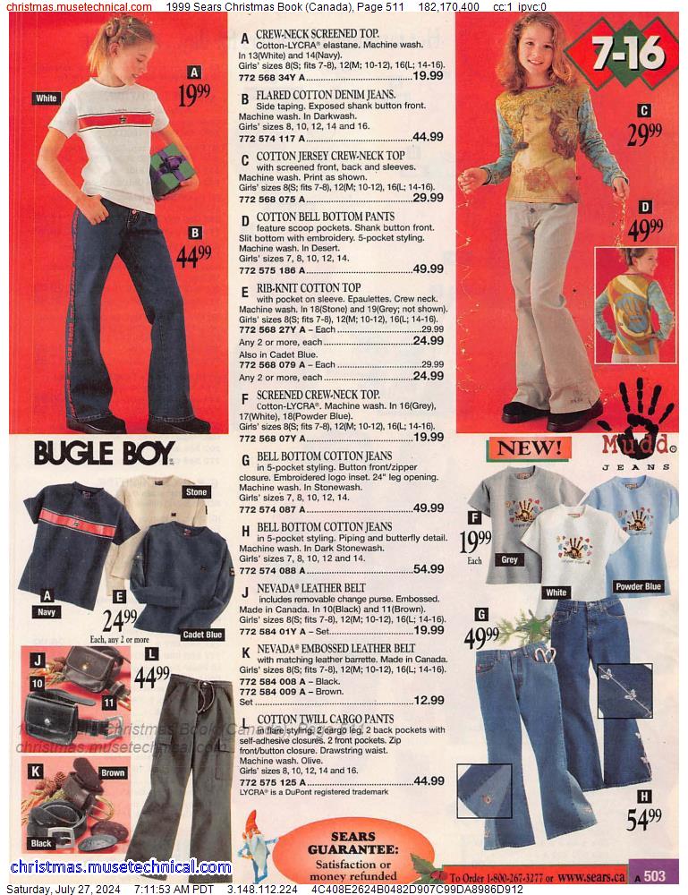 1999 Sears Christmas Book (Canada), Page 511