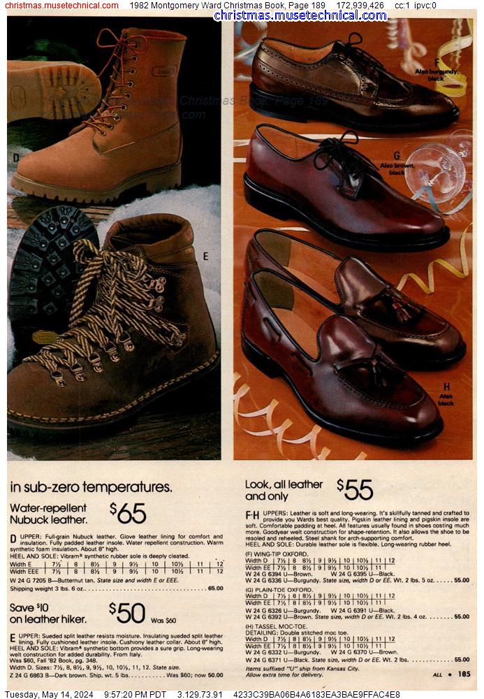 1982 Montgomery Ward Christmas Book, Page 189