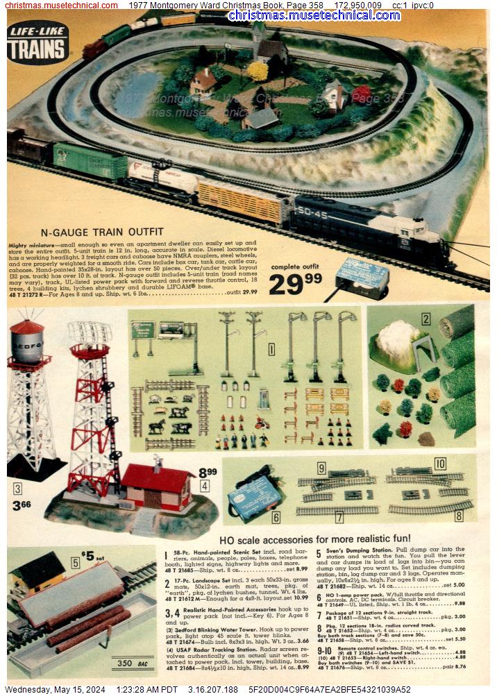 1977 Montgomery Ward Christmas Book, Page 358
