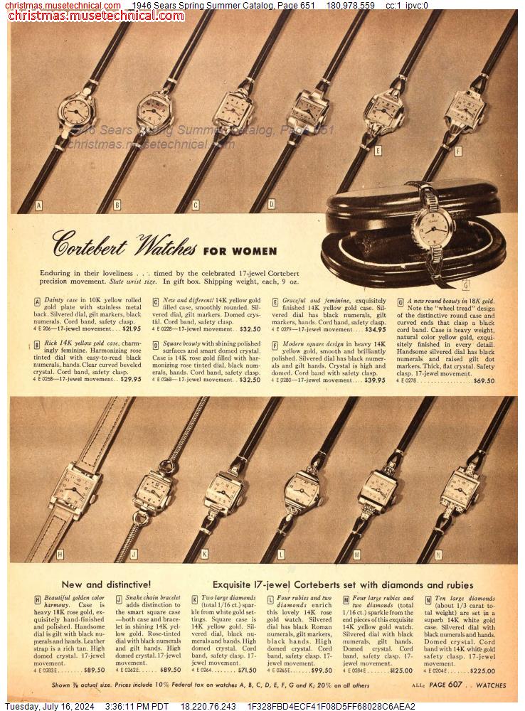 1946 Sears Spring Summer Catalog, Page 651