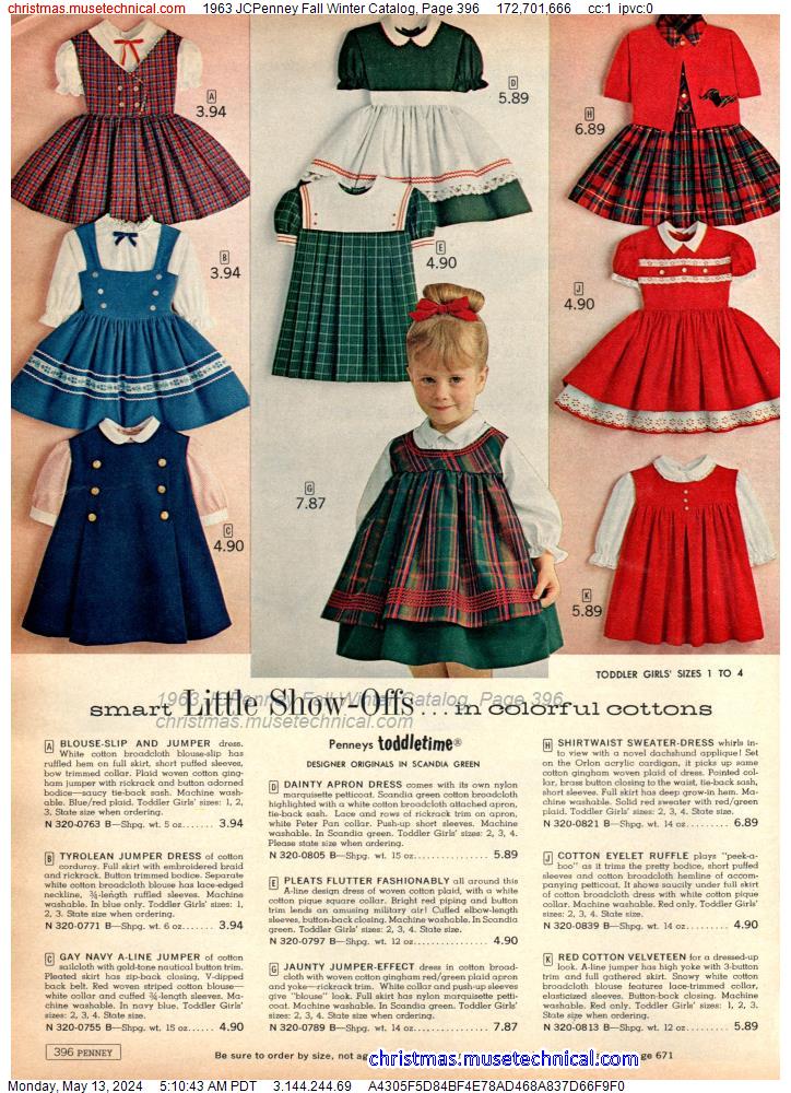 1963 JCPenney Fall Winter Catalog, Page 396