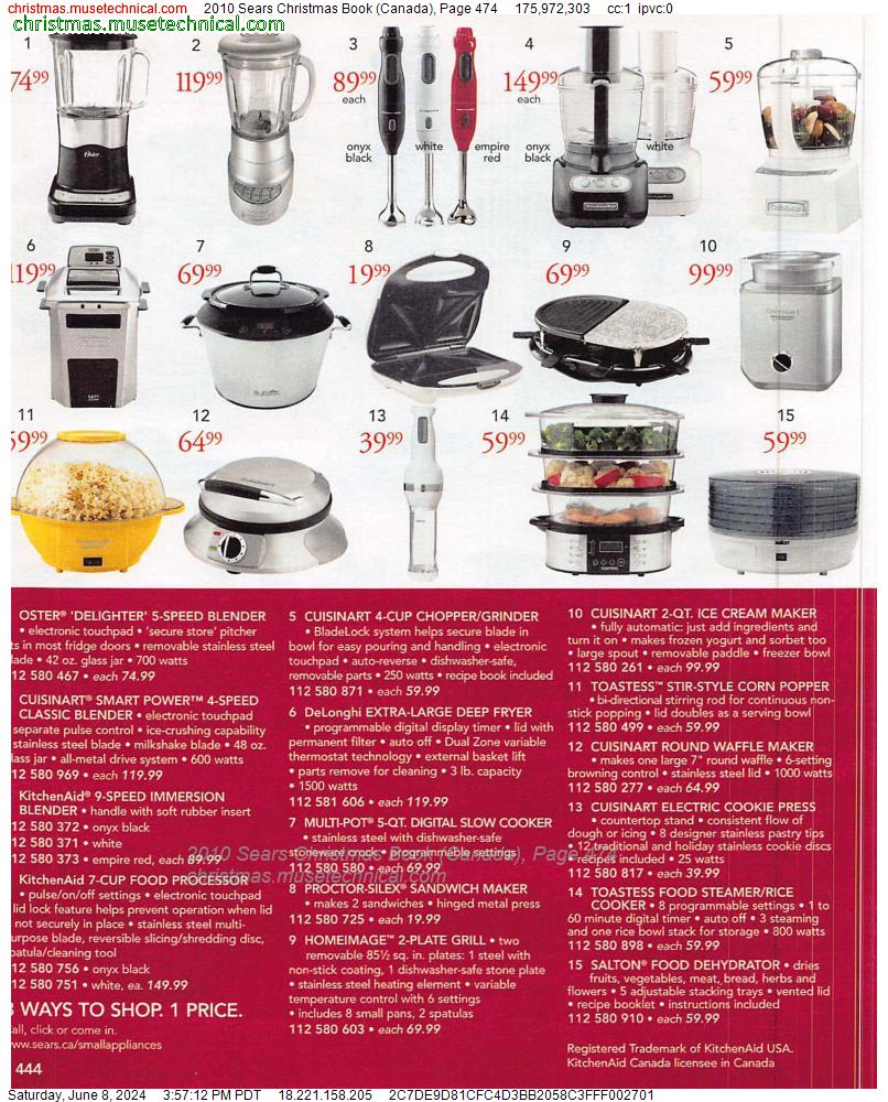 2010 Sears Christmas Book (Canada), Page 474