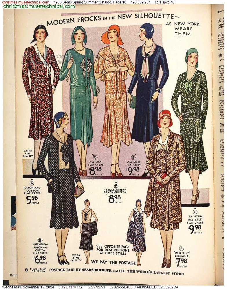 1930 Sears Spring Summer Catalog, Page 10