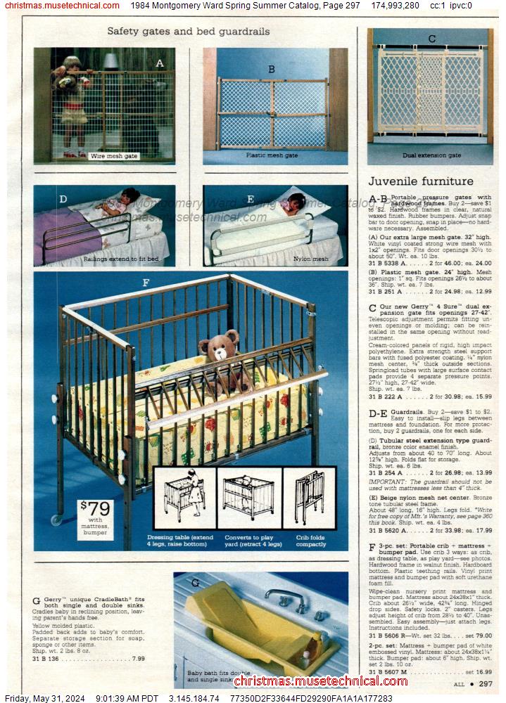 1984 Montgomery Ward Spring Summer Catalog, Page 297
