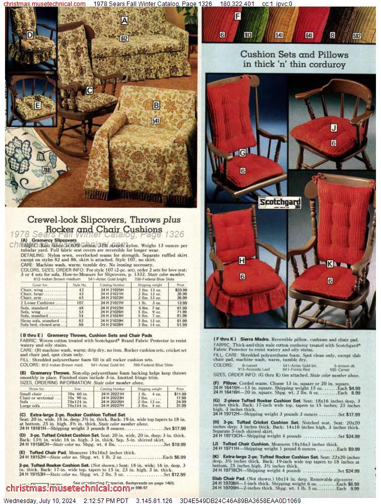 1978 Sears Fall Winter Catalog, Page 1326