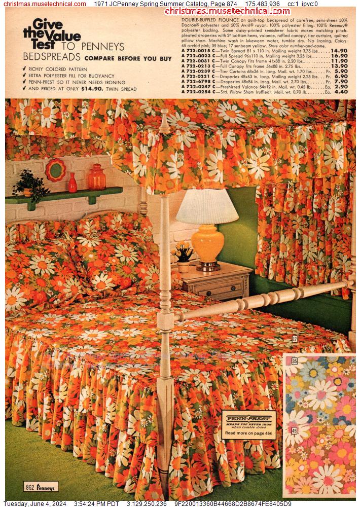1971 JCPenney Spring Summer Catalog, Page 874