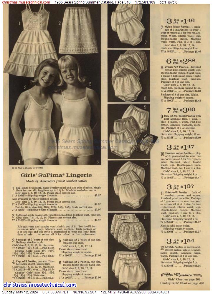 1965 Sears Spring Summer Catalog, Page 516