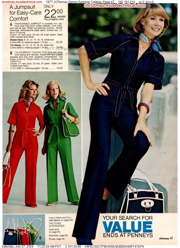 1977 JCPenney Spring Summer Catalog, Page 47