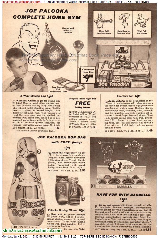 1958 Montgomery Ward Christmas Book, Page 406