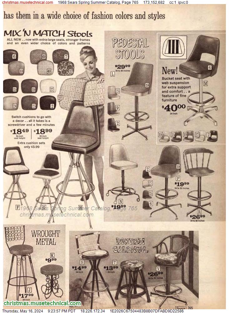 1968 Sears Spring Summer Catalog, Page 765