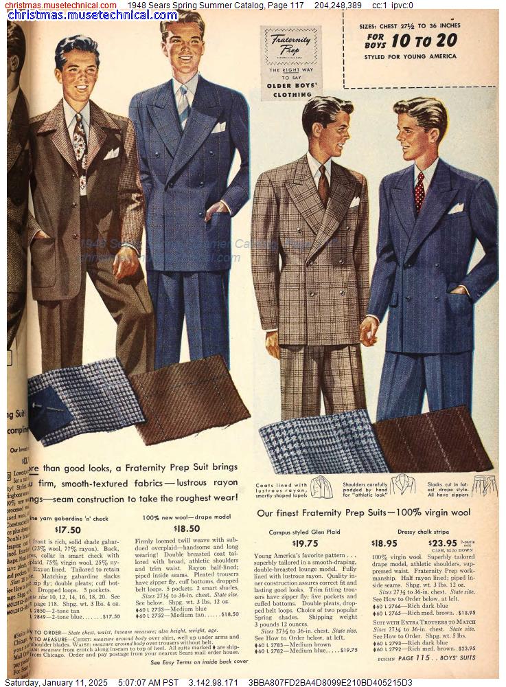 1948 Sears Spring Summer Catalog, Page 117