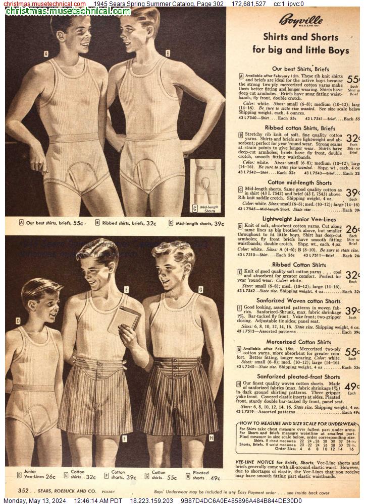 1945 Sears Spring Summer Catalog, Page 302