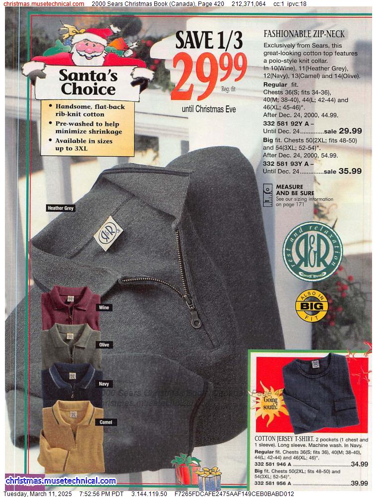 2000 Sears Christmas Book (Canada), Page 420