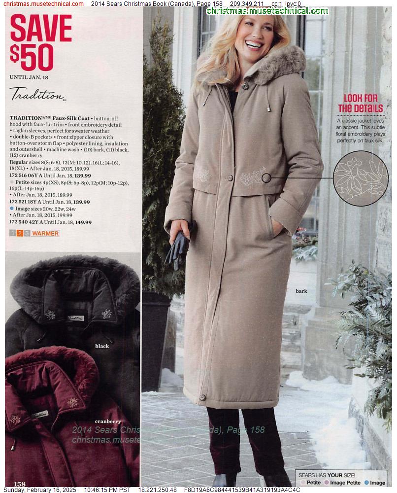 2014 Sears Christmas Book (Canada), Page 158