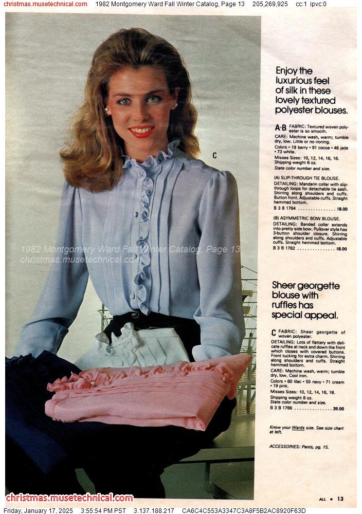 1982 Montgomery Ward Fall Winter Catalog, Page 13