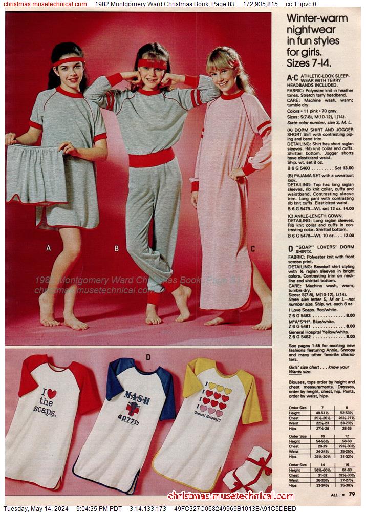 1982 Montgomery Ward Christmas Book, Page 83