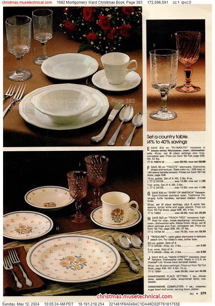 1982 Montgomery Ward Christmas Book, Page 383