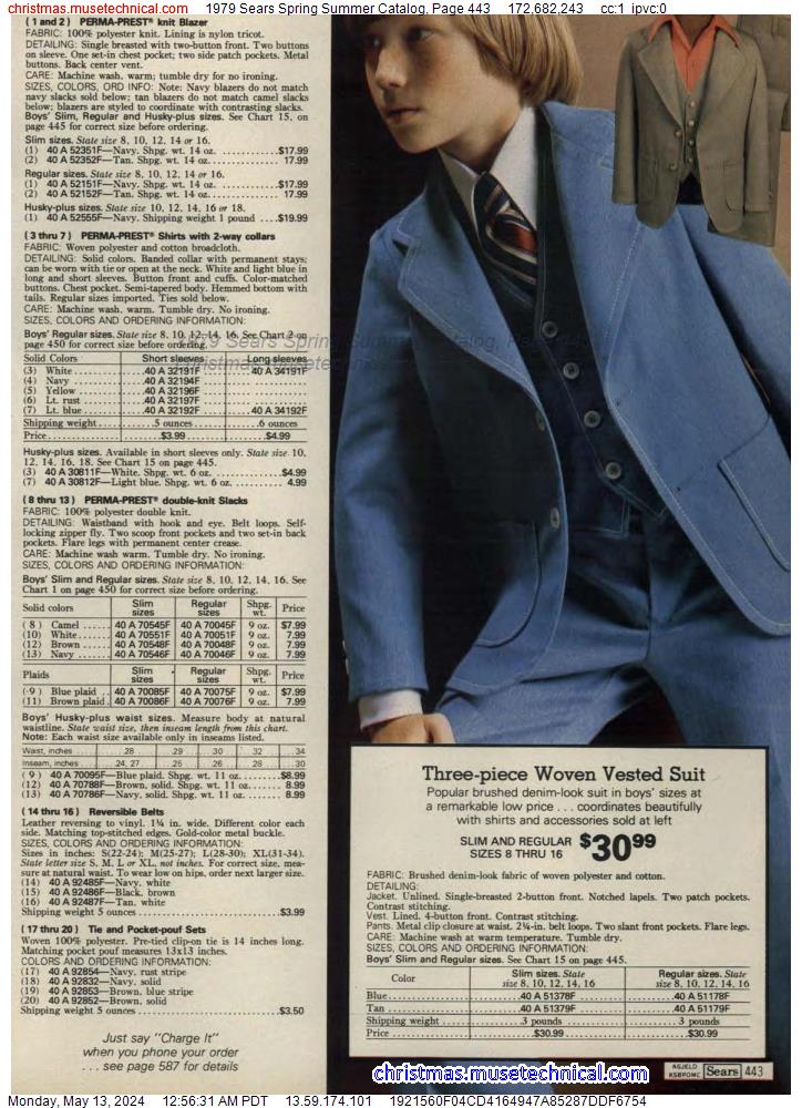 1979 Sears Spring Summer Catalog, Page 443