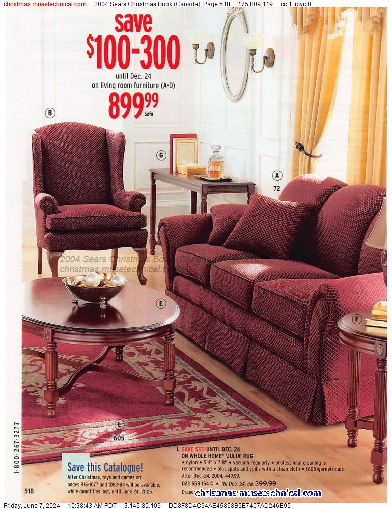 2004 Sears Christmas Book (Canada), Page 518