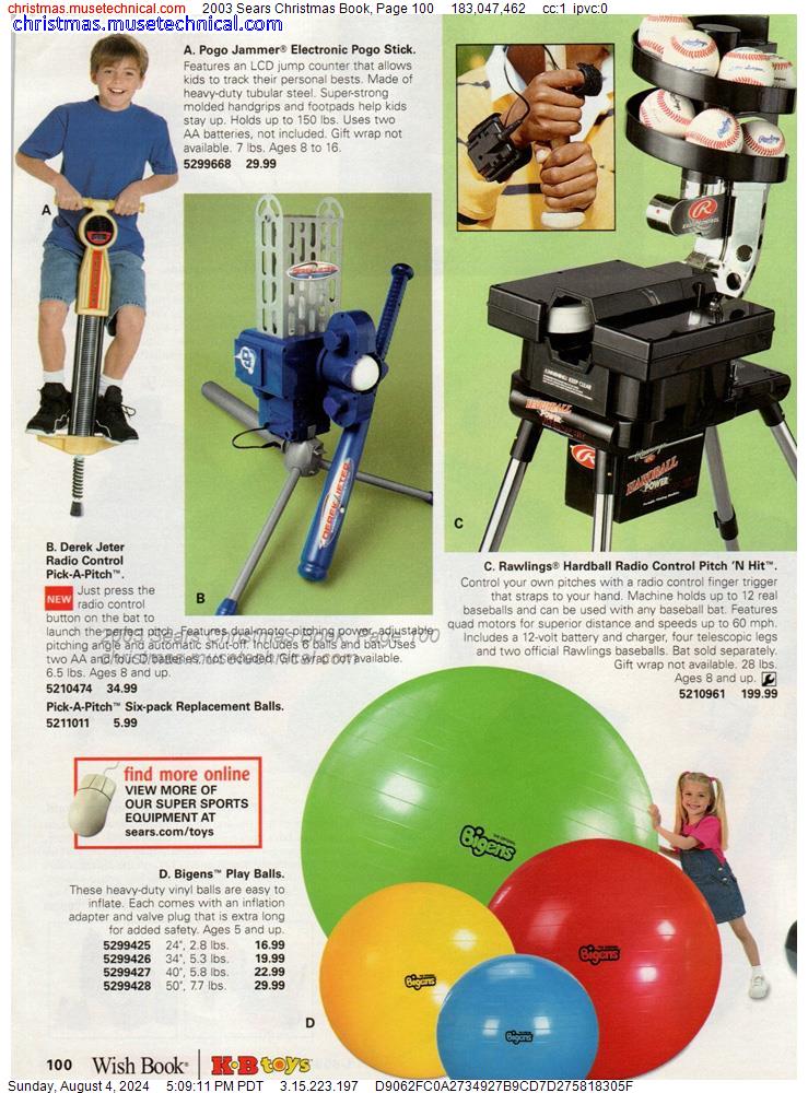 2003 Sears Christmas Book, Page 100