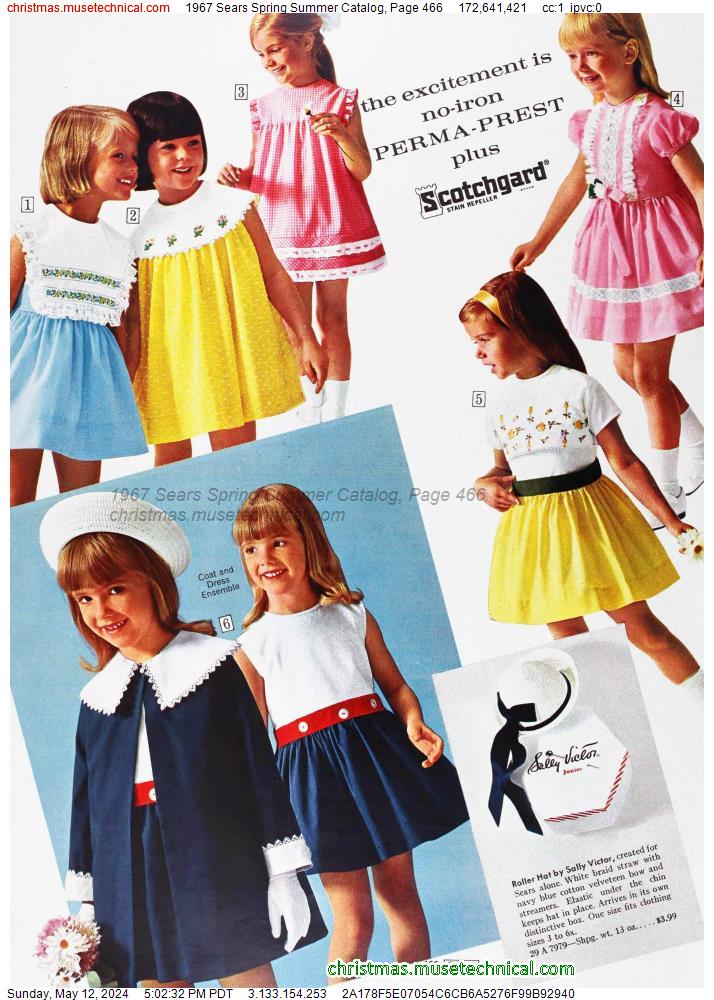 1967 Sears Spring Summer Catalog, Page 466
