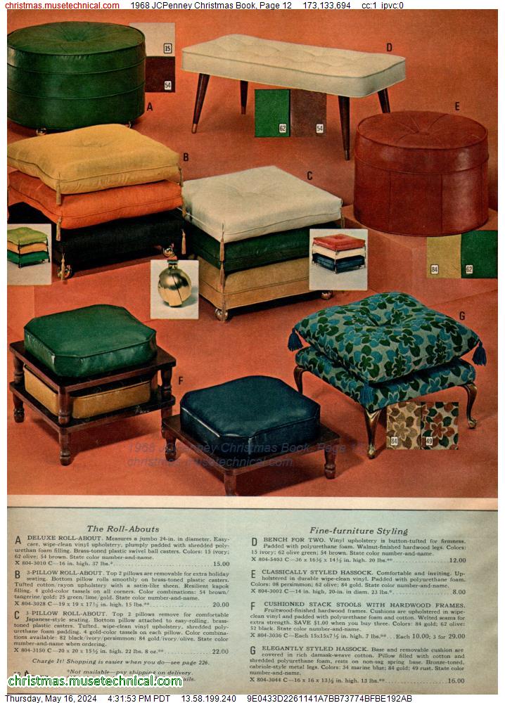 1968 JCPenney Christmas Book, Page 12