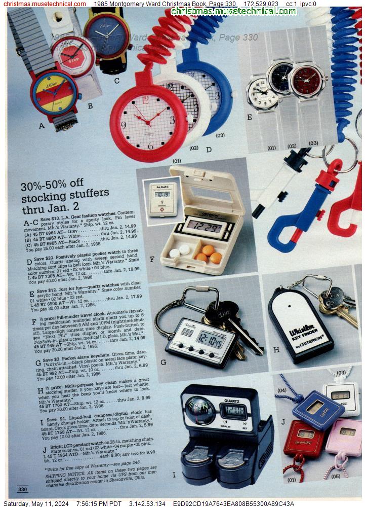 1985 Montgomery Ward Christmas Book, Page 330