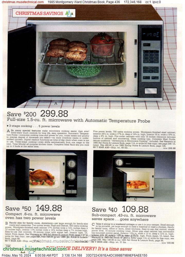 1985 Montgomery Ward Christmas Book, Page 436