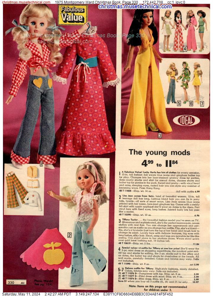 1975 Montgomery Ward Christmas Book, Page 330