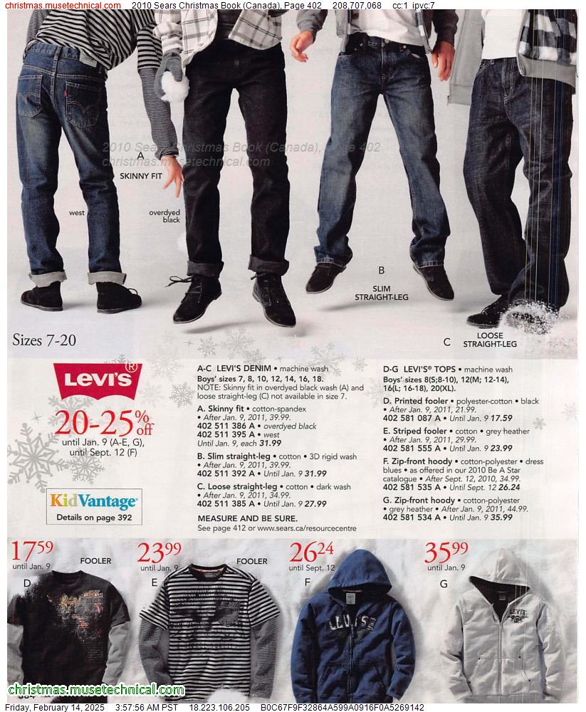 2010 Sears Christmas Book (Canada), Page 402