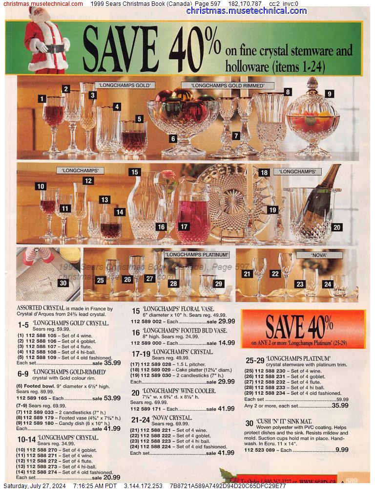 1999 Sears Christmas Book (Canada), Page 597
