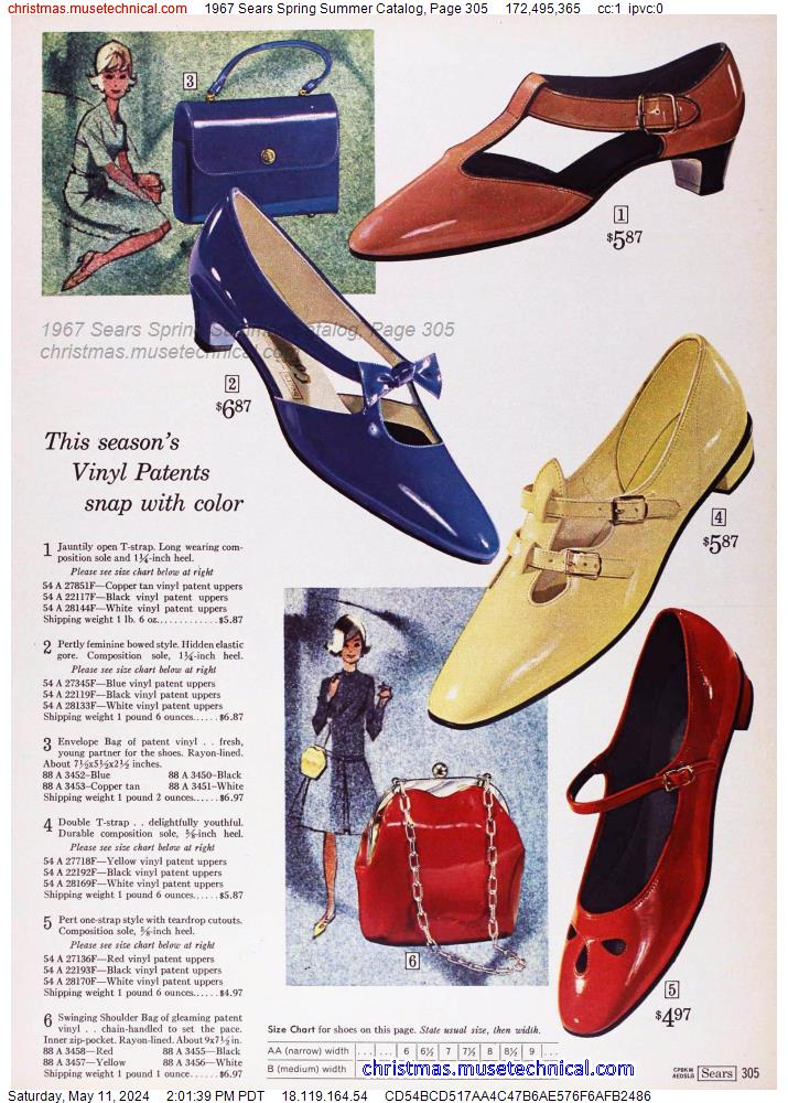 1967 Sears Spring Summer Catalog, Page 305