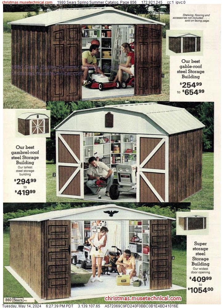 1980 Sears Spring Summer Catalog, Page 856