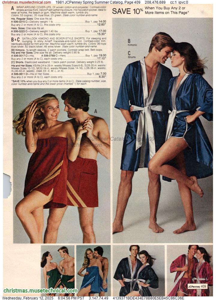 1981 JCPenney Spring Summer Catalog, Page 409