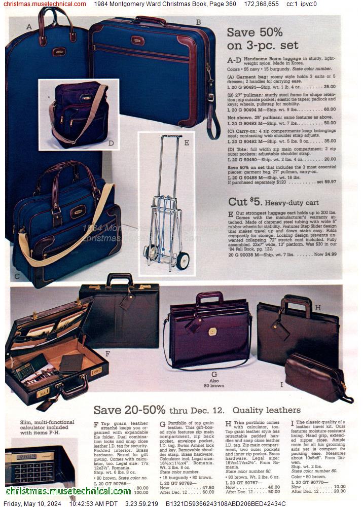 1984 Montgomery Ward Christmas Book, Page 360