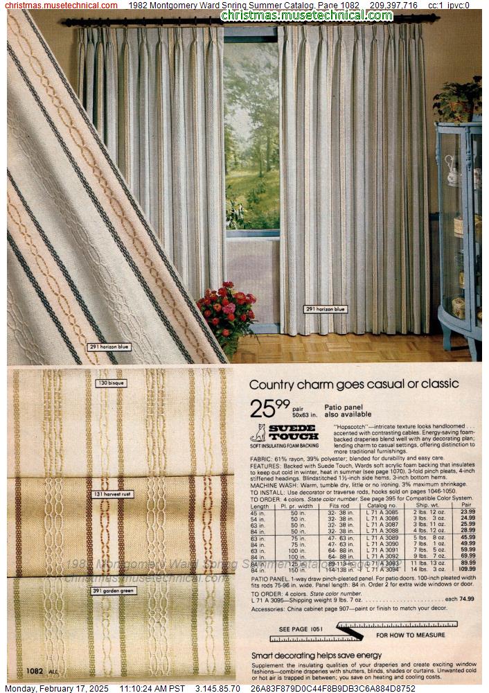 1982 Montgomery Ward Spring Summer Catalog, Page 1082