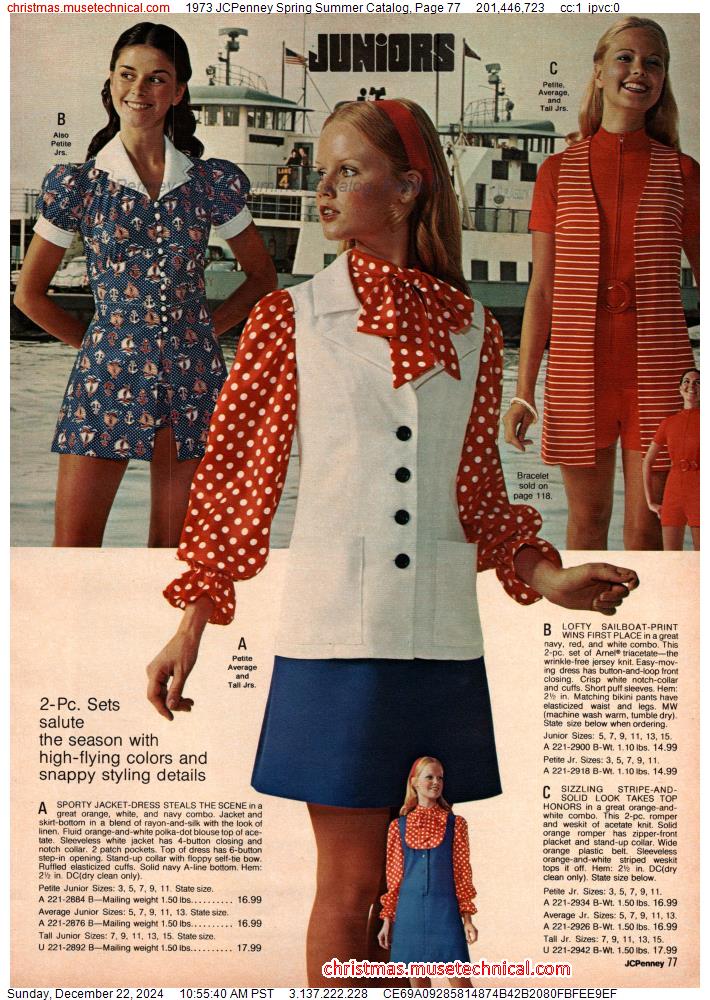 1973 JCPenney Spring Summer Catalog, Page 77