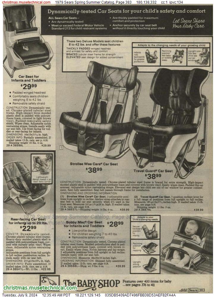1979 Sears Spring Summer Catalog, Page 383