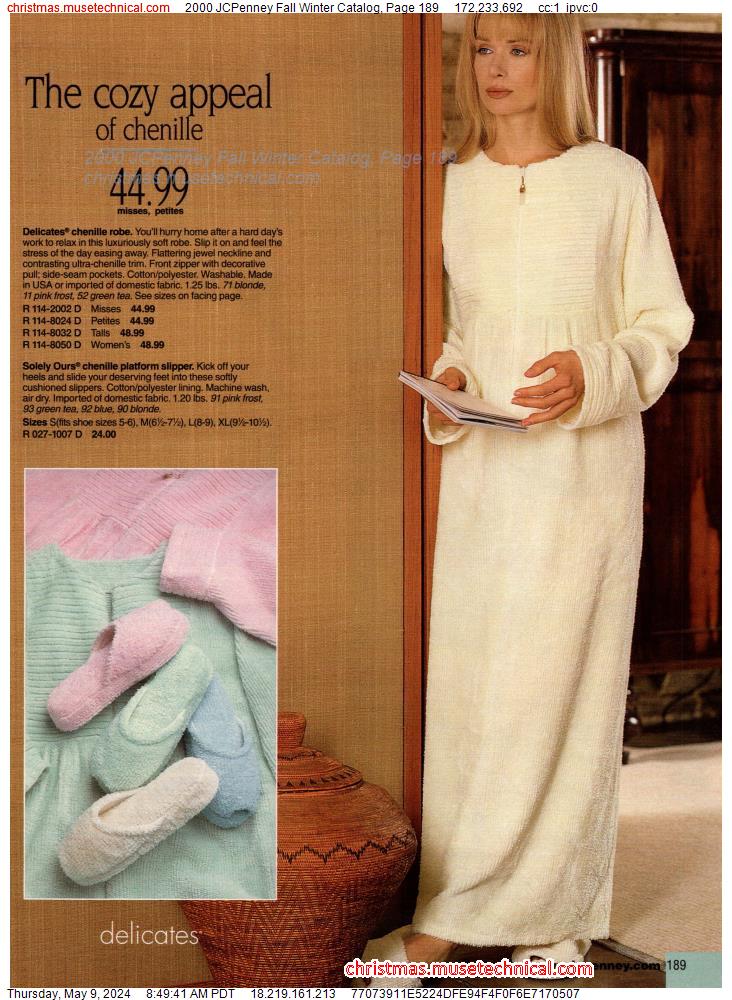 2000 JCPenney Fall Winter Catalog, Page 189