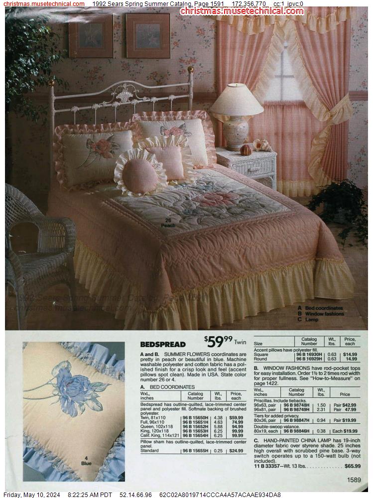 1992 Sears Spring Summer Catalog, Page 1591